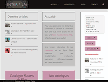 Tablet Screenshot of cineclubs-interfilm.com